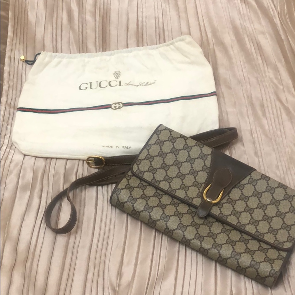 Vintage authentic Gucci clutch